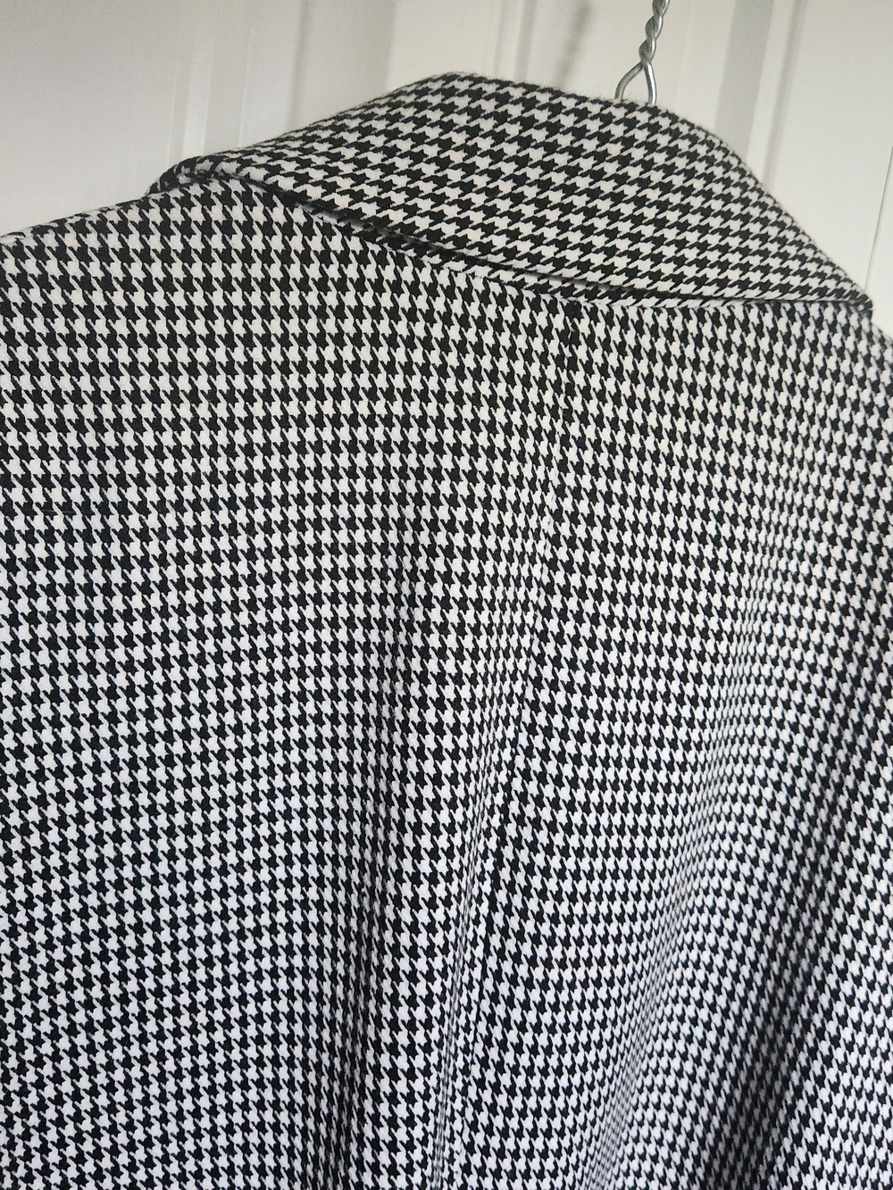 Express Women's Black & White Houndstooth Blazer Jacket Size Small - Picture 11 of 13